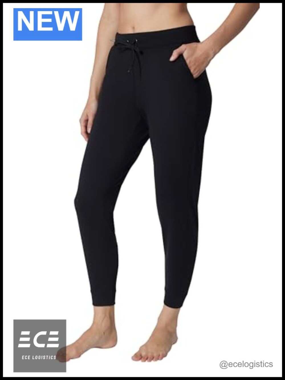 Women's Yoga Lounge Jogger Pants High Rise Tapered Soft Stretch Athleisure
